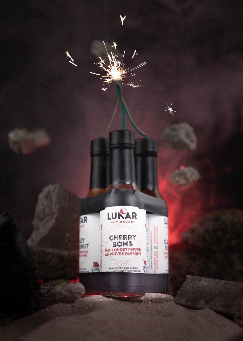 CHERRY BOMB GHOST PEPPER FERMENTED HOT SAUCE 8/10
