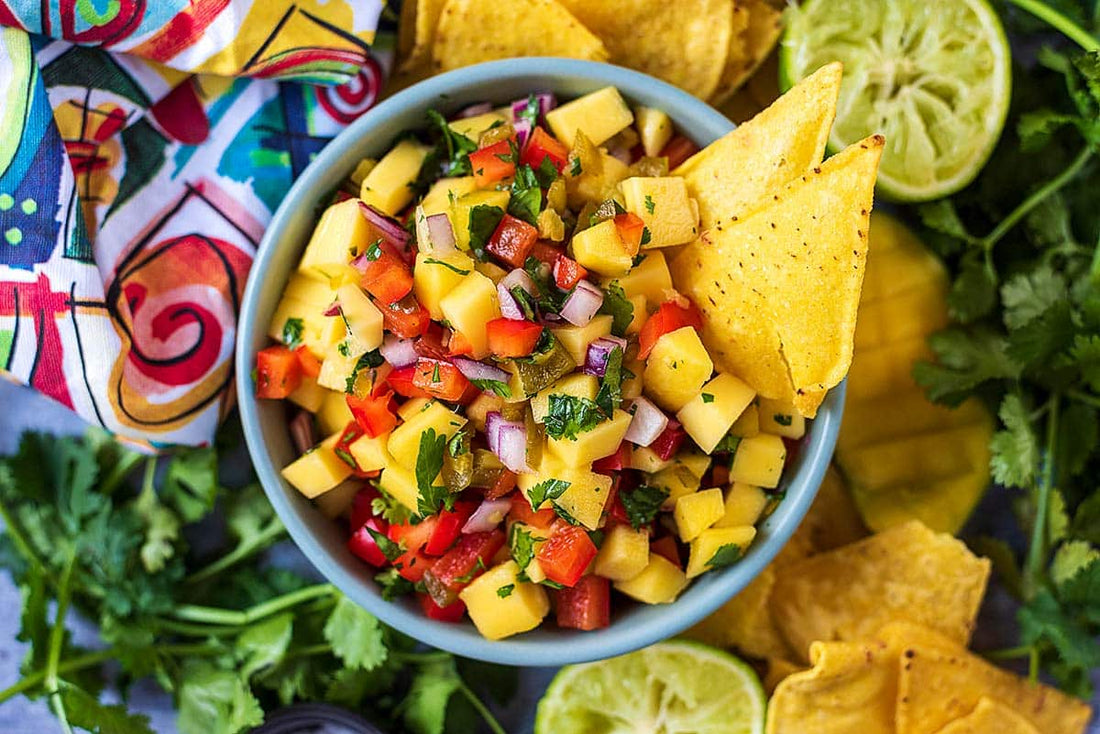 Hot Mango Pineapple Salsa