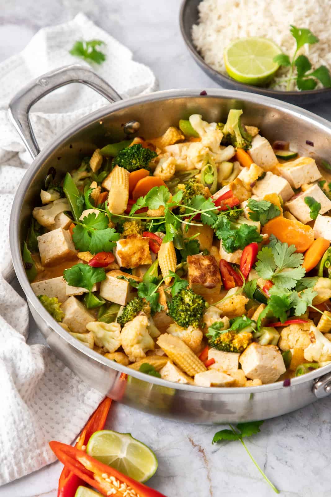 Coconut Sriracha Vegetable Stir-Fry (Ready in 20 Minutes)