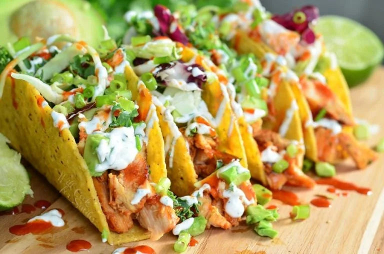 Mango Sriracha Chicken Tacos (Sweet Heat in Every Bite)