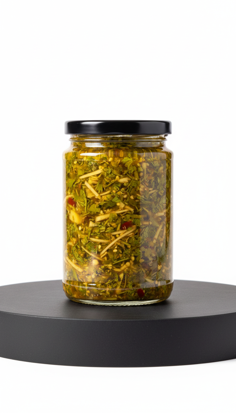 Fresh Coriander Ginger Relish