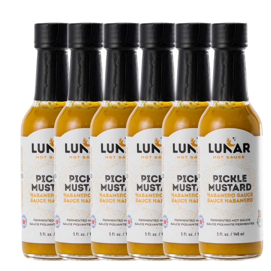 PICKLE MUSTARD HOT HABANERO SAUCE 3/10