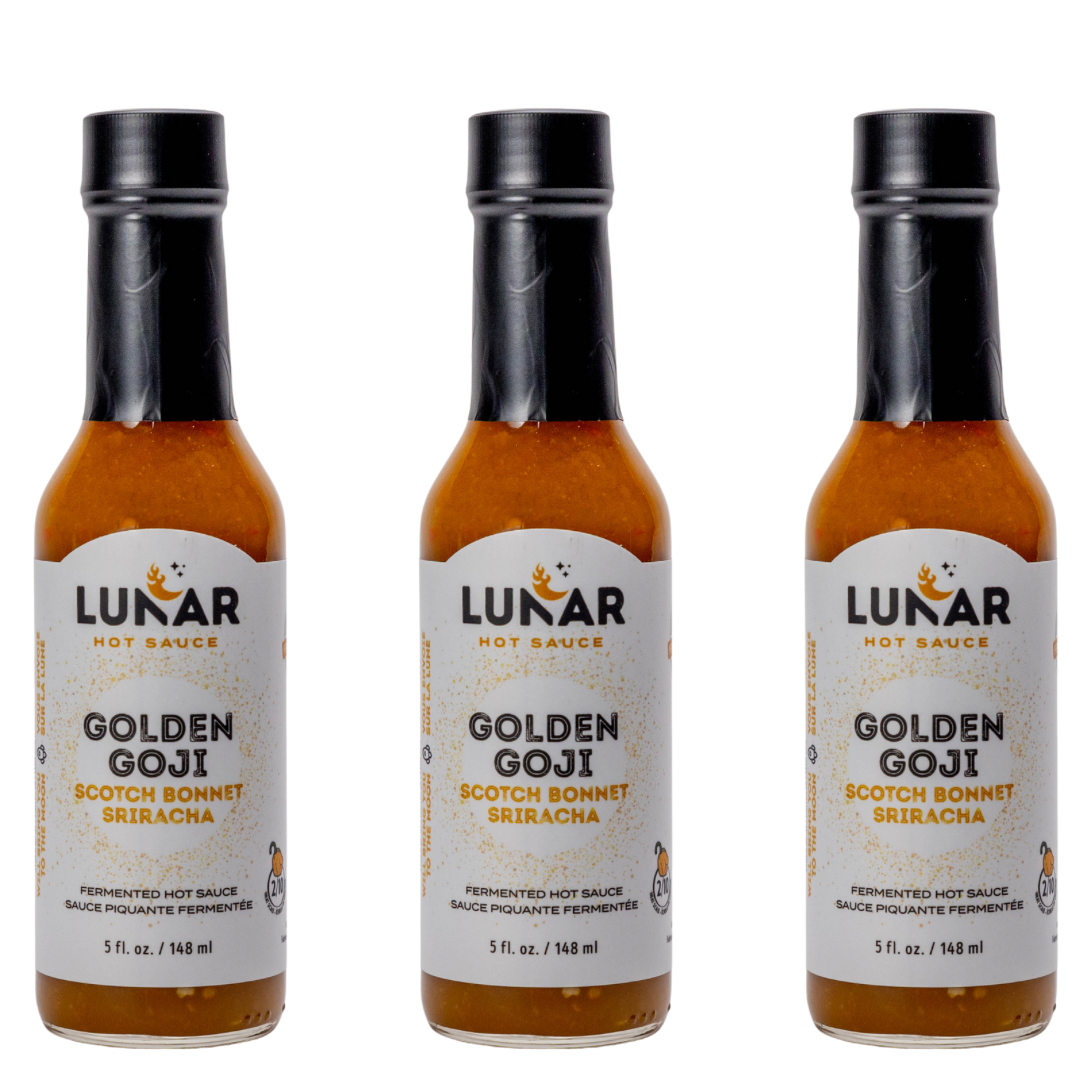 GOLDEN GOJI SCOTCH BONNET FERMENTED HOT SAUCE 2/10